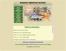 Tablet Screenshot of kas.edu.pk